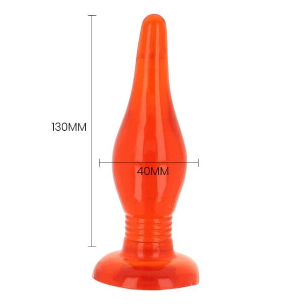 BAILE - RED SOFT TOUCH ANAL PLUG 14.2 CM 5